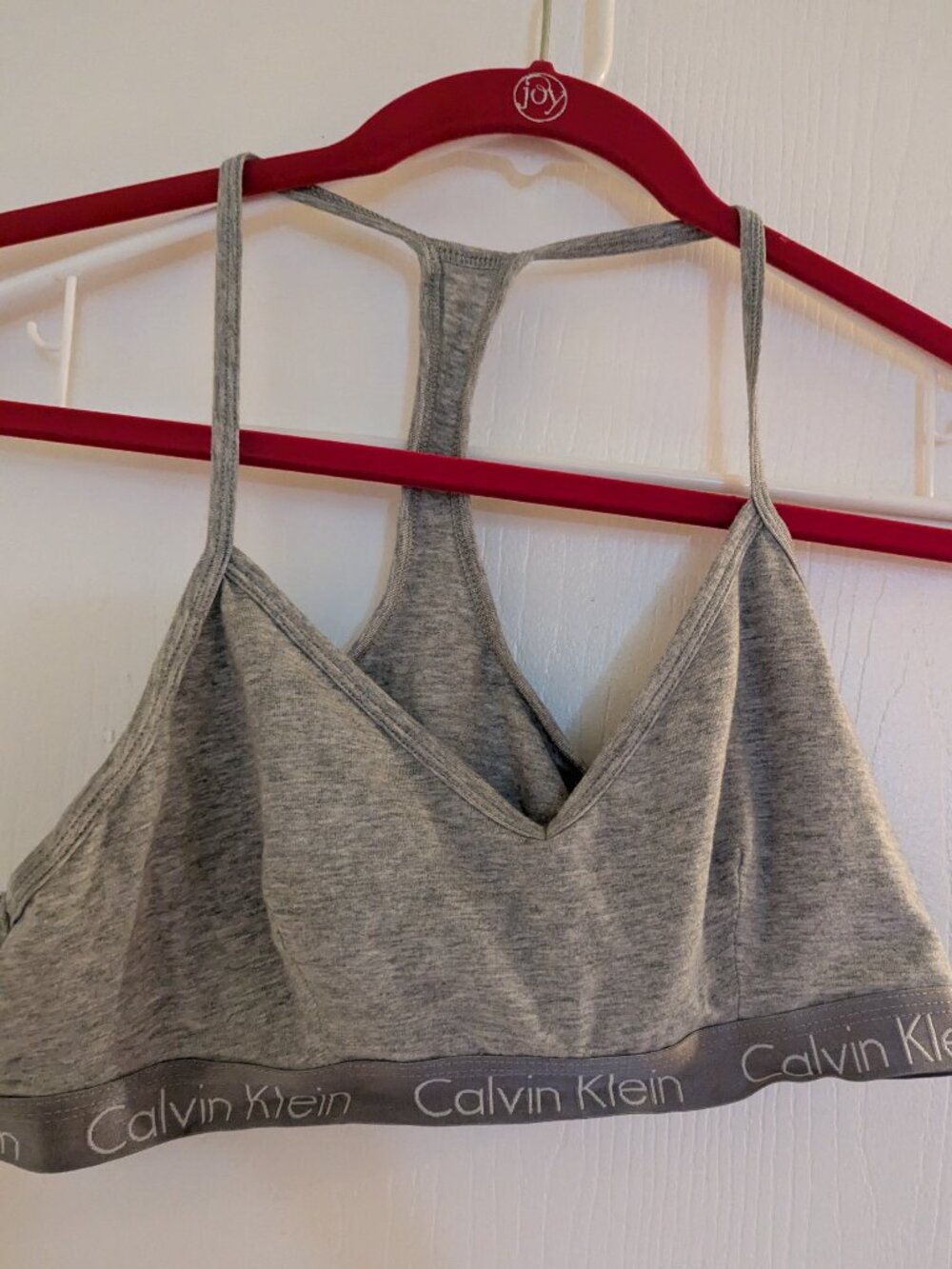 Triangle gray calvin klein bralette XL
